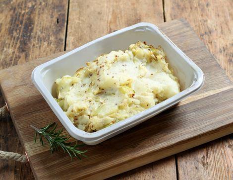 Buttery Mashed Potato with Caramelised Leeks