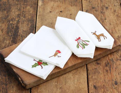 Embroidered Napkins