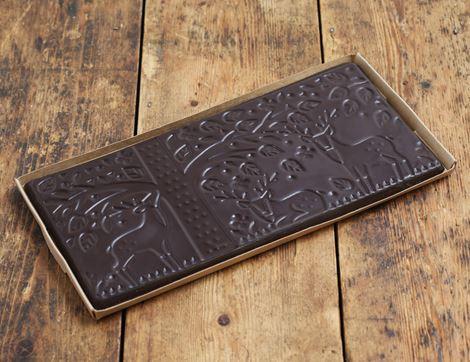 Dark Chocolate Woodland Scene Slab