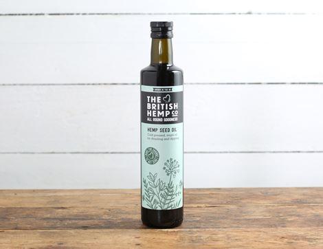 Cold Pressed Hemp Seed Oil, Non-Organic