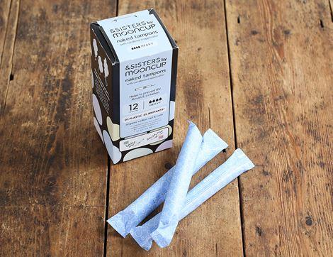 Tampons with Eco-Applicator, Heavy, Organic Cotton