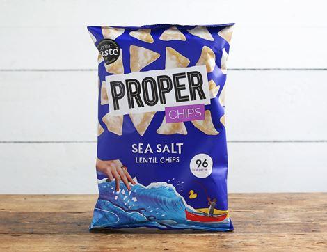 Sea Salt Lentil Chips, B Corp, Non-Organic