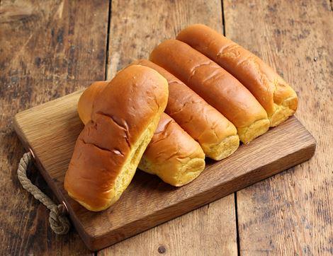 Sweet Potato Brioche Hot Dog Rolls