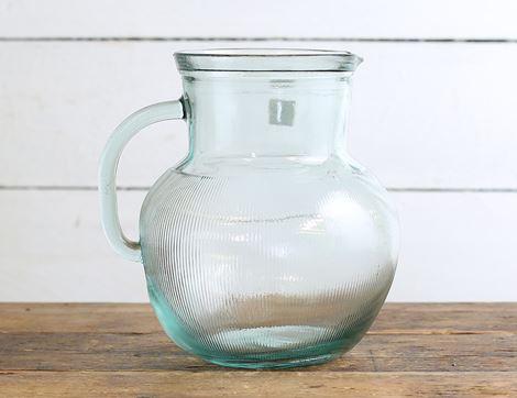 Recycled Glass Jug Vase