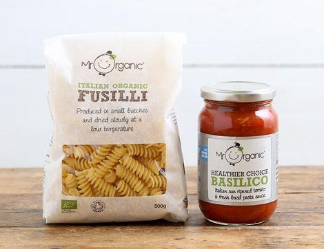 Fusilli Pasta & Basilico Sauce Bundle