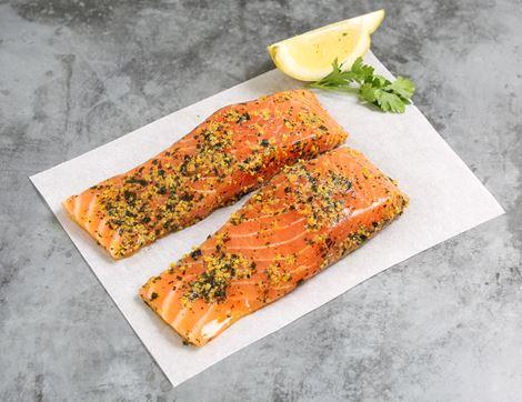 Seasonal Salmon Fillets with Orange & Basil