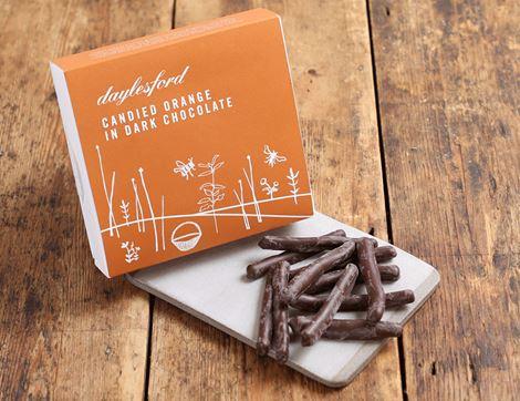 Candied Orange in Dark Chocolate, B Corp, Non-Organic