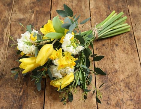 Hand-Tied Seasonal Flower Bouquet