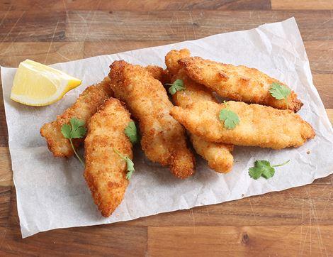 Crumbed Chicken Goujons, High Welfare, Non-Organic