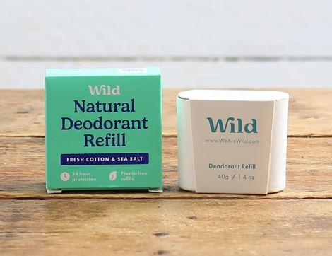 Fresh Cotton & Sea Salt Deodorant Refill, B Corp, Non-Organic