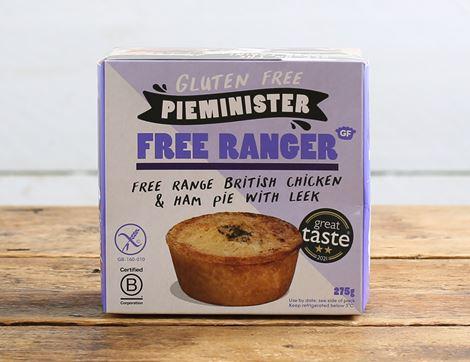 Gluten Free Free Ranger - Chicken, Ham & Leek Pie, B Corp, Non-Organic