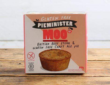 Gluten Free Moo - British Steak & Ale Pie, B Corp, Non-Organic