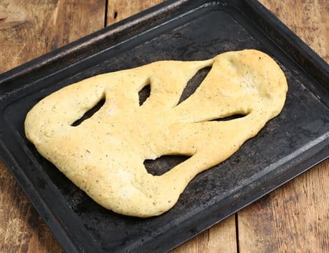 Garlic & Rosemary Fougasse, Bake at Home