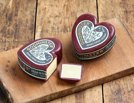 Vintage Cheddar Heart