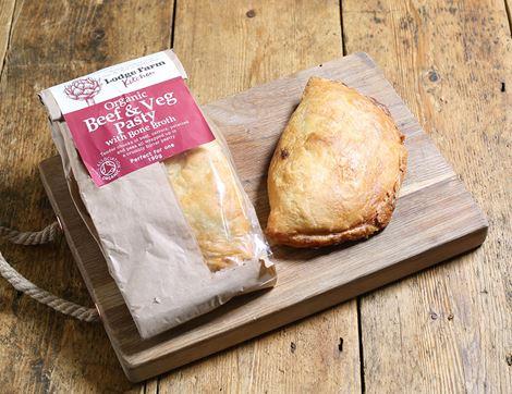 Beef & Veg Pasty with Bone Broth