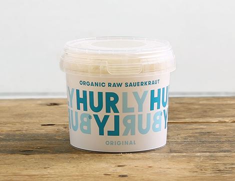 Original Fermented Raw Sauerkraut, Organic, Hurly Burly (300g)