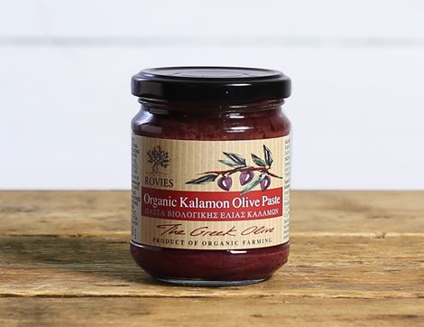 organic rovies kalamata olive paste odysea