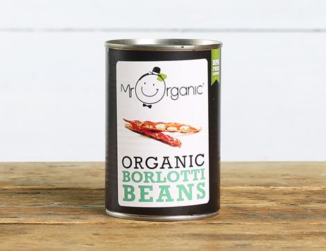 Borlotti Beans, Organic, Mr Organic (400g)