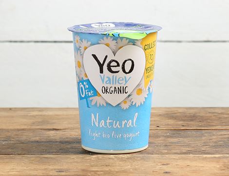 natural yogurt 0% fat yeo valley