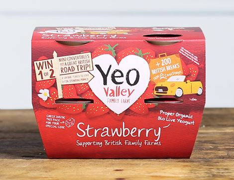 strawberry yogurt yeo valley