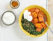 Tofu Tikka Masala with Spinach Rice