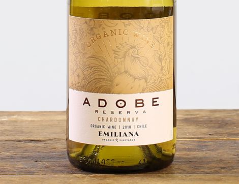 Adobe Reserva Chardonnay, Organic, Emiliana, 2022 (75cl)