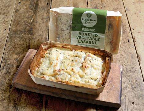Vegetable Lasagne for Two, Organic, Lodge Farm Kitchen (700g)