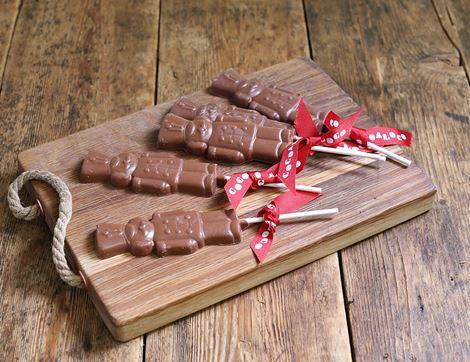 Milk Chocolate Soldier Lollies