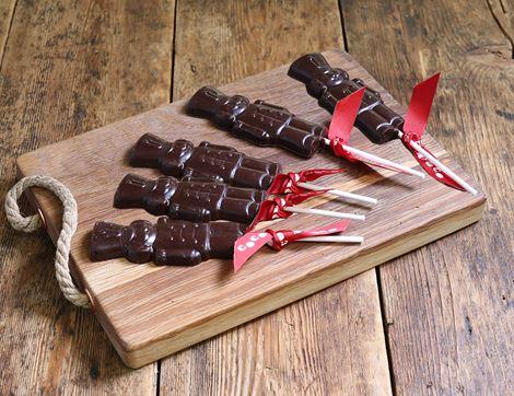 Dark Chocolate Soldier Lollies