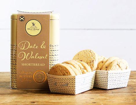 Date & Walnut Shortbread Biscuit Tin