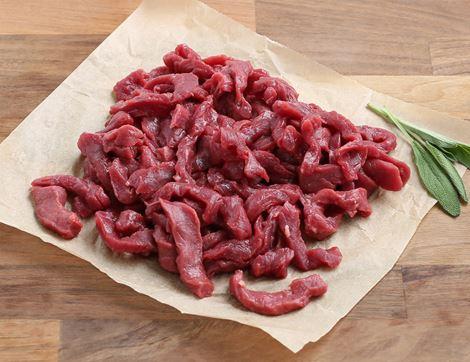 Beef Steak Strips, 100% Pasture Fed