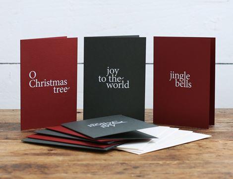 The Holly & The Ivy Upcycled Christmas Cards