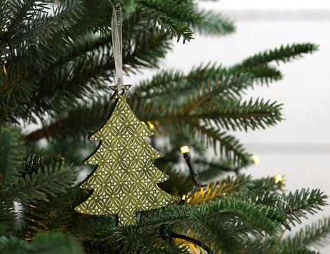 Wooden Christmas Tree Decoration