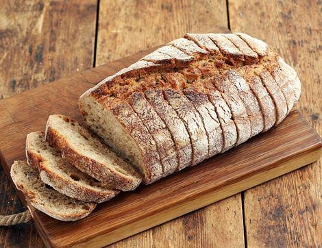 Ancient Grain Einkorn Sourdough, Sliced