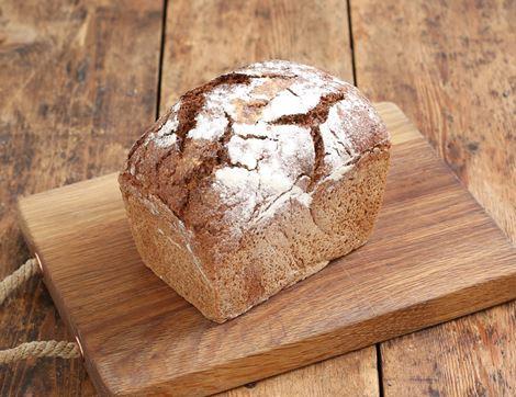 Dark Sourdough Rye Bread, Unsliced