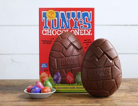 Large Milk Chocolate Easter Egg, B Corp, Non-Organic