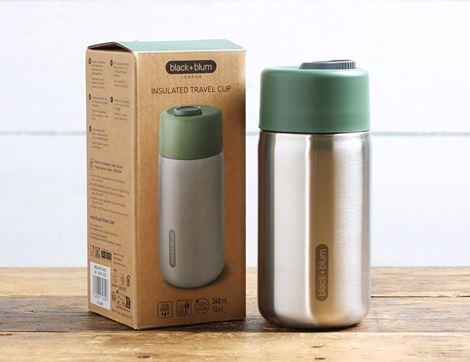 Insulated Travel Cup, Olive Green