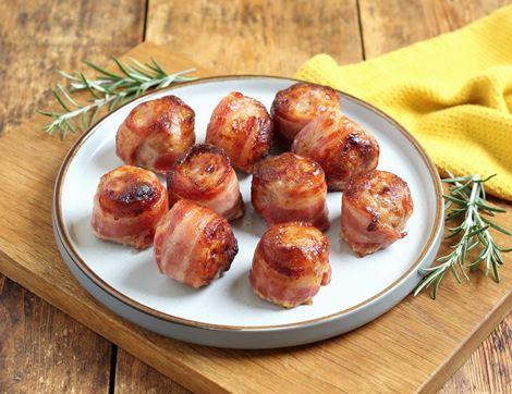 Bacon-Wrapped Stuffing Balls, High Welfare, Non-Organic