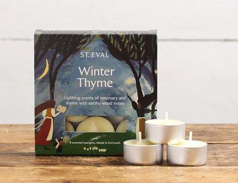 Winter Thyme Tea Lights, B Corp, Non-Organic