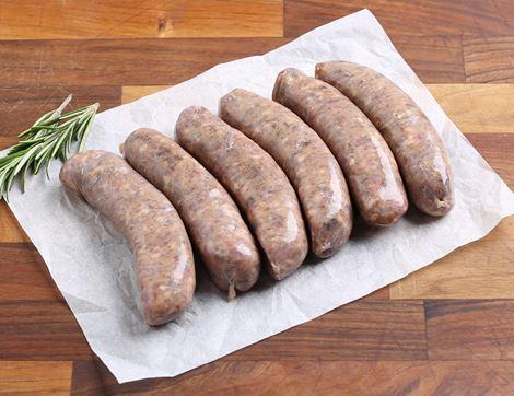 Pork, Wild Venison & Plum Spiced Sausages, Non-Organic