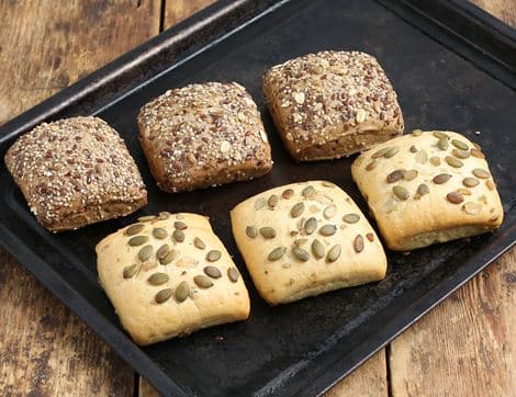 Multi-Seed Bread Roll Selection, Bake at Home