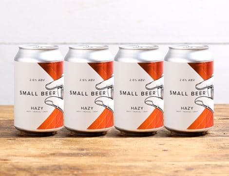 Small Beer Hazy, 2.6%, B Corp, Non-Organic