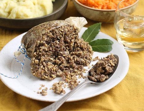 Haggis with Gluten-free Oatmeal