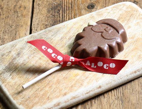 Milk Chocolate Santa Lolly