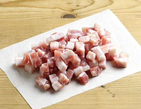 Cubed Pancetta