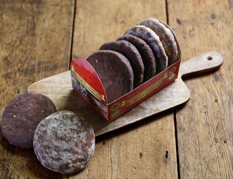 Oblaten Lebkuchen, Chocolate-coated & Glazed