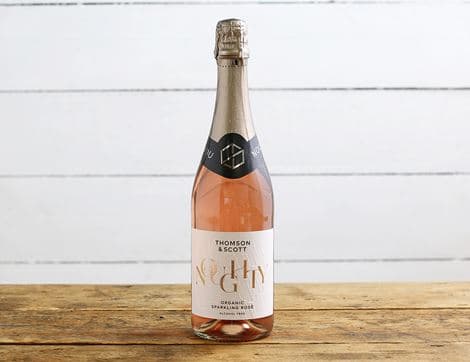Noughty Alcohol Free Sparkling Rosé, B Corp, Non-Organic