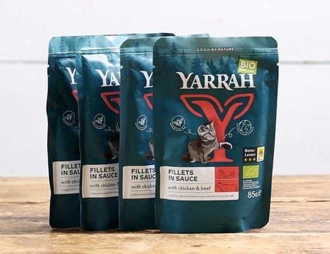 Fillets in Sauce with Chicken & Beef for Cats