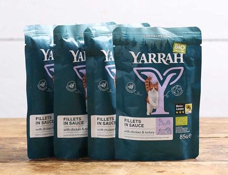 Fillets in Sauce with Chicken & Turkey for Cats