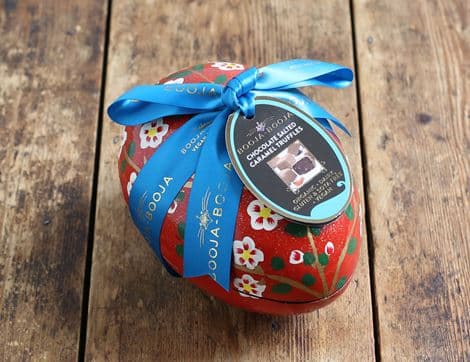 Salted Caramel Truffles in Large Decorative Egg